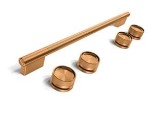KitchenAid Bronze Handle and Knob Hardware Accessory Kit for KitchenAid Slide-In Convection Electric Range