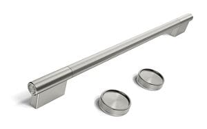 KitchenAid Stainless Steel Handle and Knob Hardware Accessory Kit for KitchenAid Single Wall Oven or Built-in Microwave