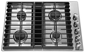 KitchenAid 30" 4 Burner Gas Downdraft Cooktop