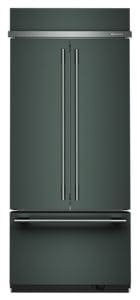 KitchenAid 20.8 Cu. Ft. 36" Built-In French Door Bottom Mount Refrigerator with Platinum Interior