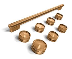 KitchenAid Bronze Handle and Knob Hardware Accessory Kit for KitchenAid 36" Commercial-Style Dual Fuel Range
