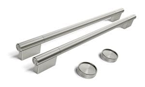 KitchenAid Stainless Steel Handle and Knob Hardware Accessory Kit for KitchenAid 30" Double Wall Oven & Microwave Combo