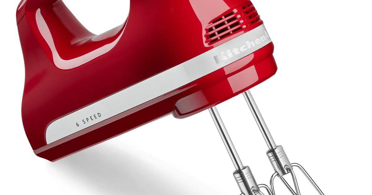 KitchenAid 6 Speed Hand Mixer with Flex Edge Beaters — SKU SB-C83FBB-EDE9FF7E98C799 Cream