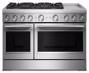 KitchenAid 48-Inch 6 Burner Commercial-Style Dual Fuel Range with Griddle — SKU SB-C83FBB-F718078C052DAD