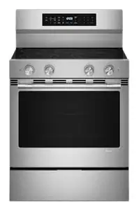 KitchenAid 5.3 Cu. Ft. Freestanding Electric Range with Convection Cooking Modes Pot