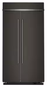 KitchenAid 25.5 Cu. Ft. 42" Built-In Side-by-Side Refrigerator with Platinum Interior Pan