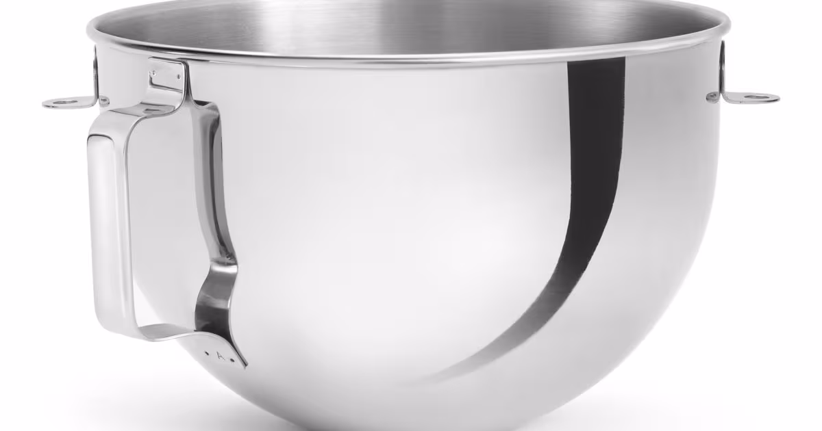 KitchenAid 5.5 Quart Polished Stainless Steel Bowl for select KitchenAid Bowl-Lift Stand Mixers