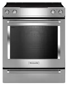 KitchenAid 30-Inch 5-Element Electric Convection Front Control Range Rack