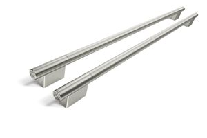 KitchenAid Stainless Steel Handle Hardware Accessory Kit for KitchenAid Built-In Side by Side Refrigerator