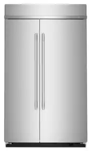 KitchenAid 30 Cu. Ft. 48" Built-In Side-by-Side Refrigerator with Platinum Interior Pan
