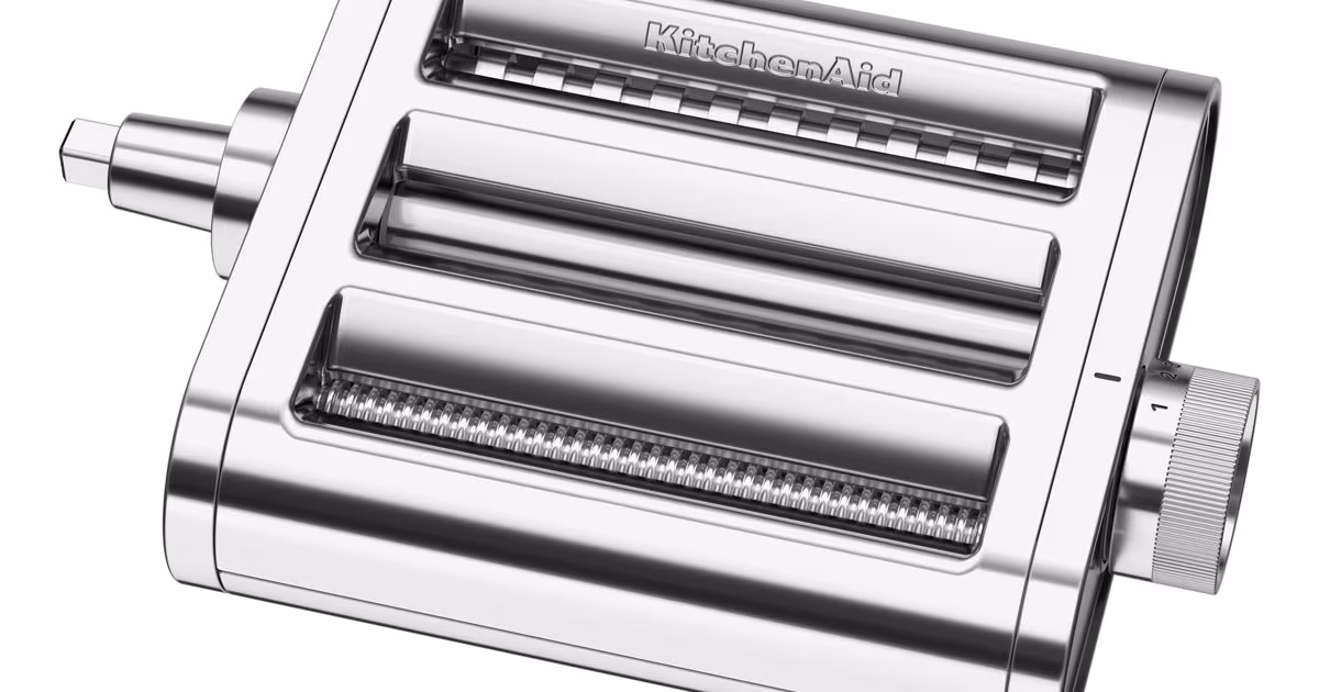 KitchenAid 3-in-1 Metal Pasta Attachment, KSM3MPA