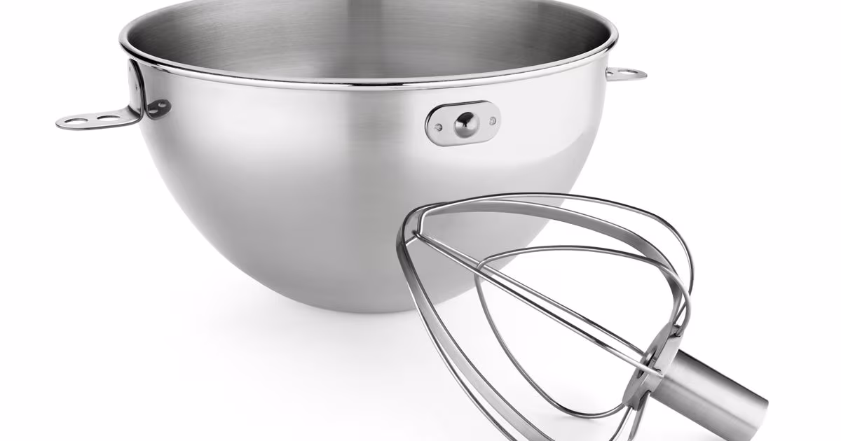 KitchenAid 3-Qt. Stainless Steel Bowl & Combi-Whip