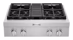 KitchenAid 30'' 4-Burner Commercial-Style Gas Rangetop
