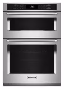 KitchenAid 30" Combination Microwave Wall Oven with Air Fry Mode Basket