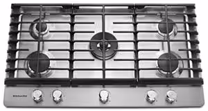 KitchenAid 36" 5-Burner Gas Cooktop