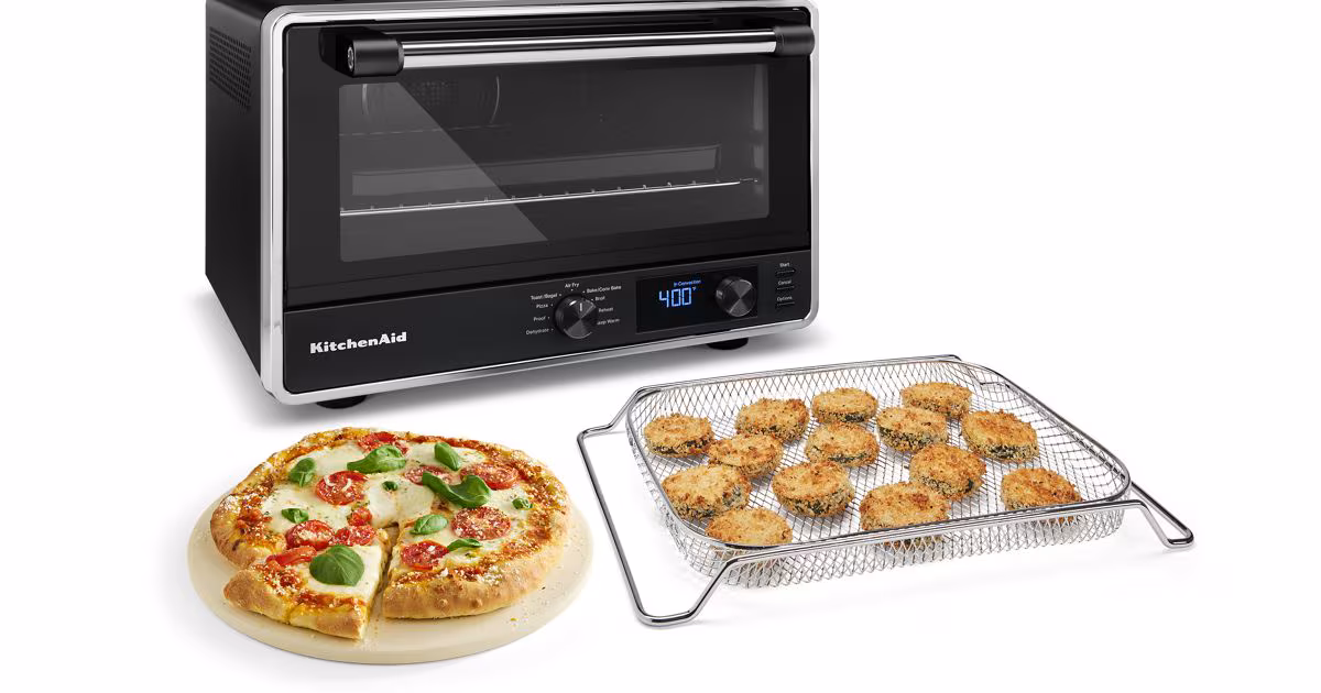 KitchenAid Digital Countertop Oven with Pizza and Air Fry — SKU SB-C83FBB-2D9C5A9BF152D5 Basket