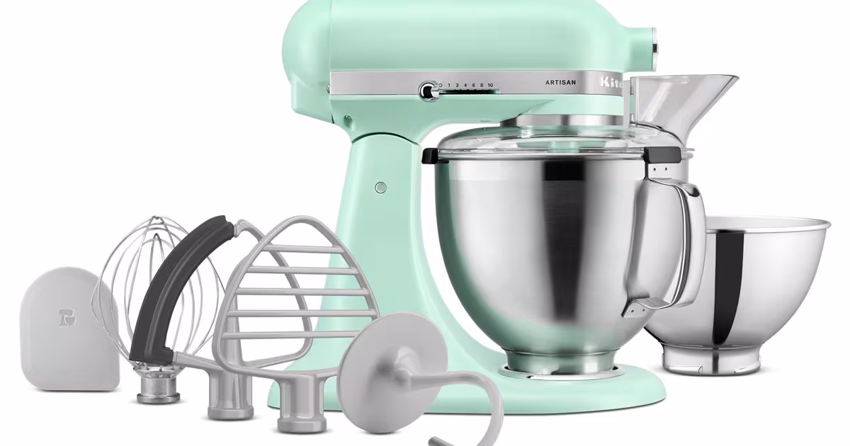 KitchenAid 2026 Colour of the Year Spearmint Stand Mixer