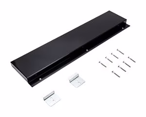 Unbranded 6 (15.2 cm) Slide-in Range Backsplash, Black