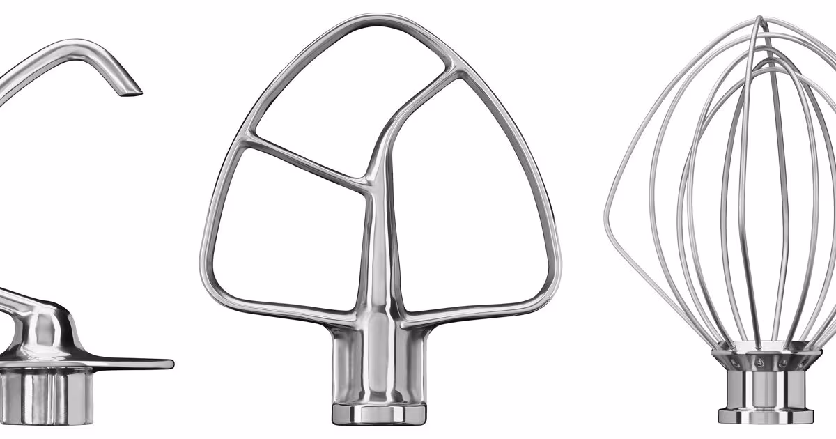 KitchenAid Stainless Steel 3 Piece Kit Cream