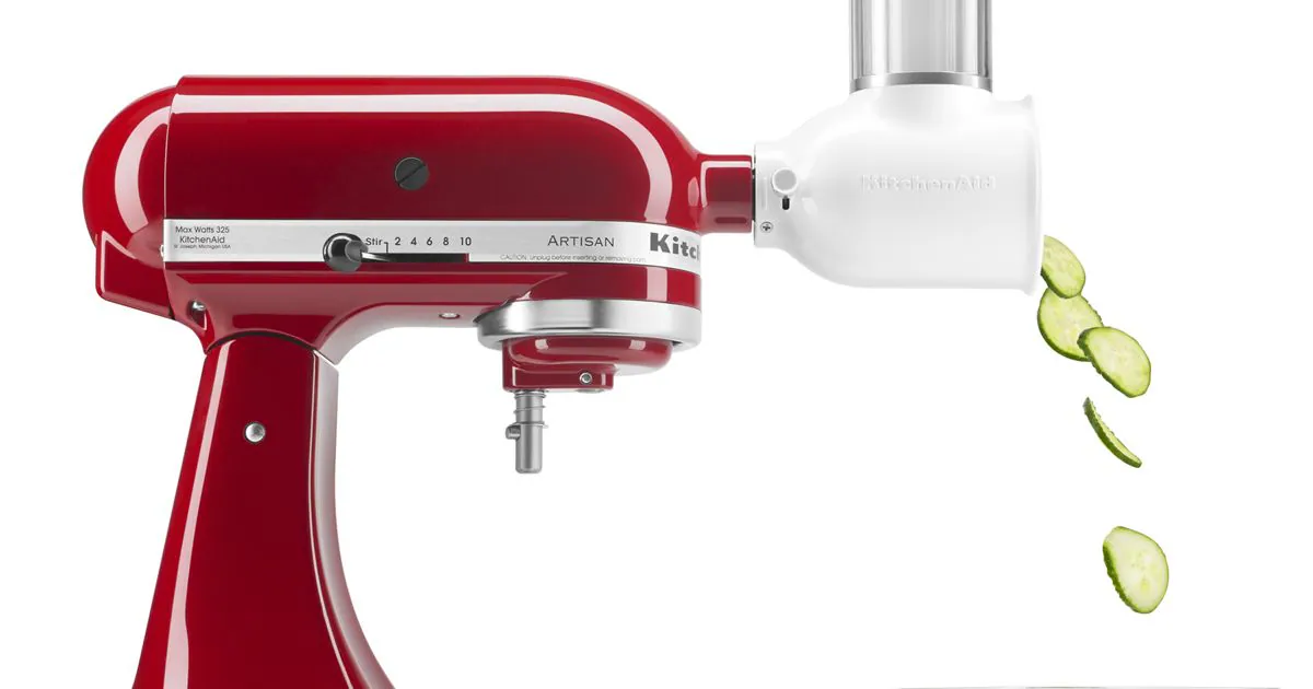 KitchenAid Artisan Series 5 Quart Tilt-Head Stand Mixer with Fresh Prep Slicer/Shredder Attachment — SKU SB-C83FBB-CCA6C720F1FDEF