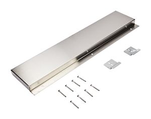 Unbranded 6” (15.2 cm ) Slide-in Range Backsplash, Stainless