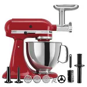 KitchenAid Artisan Series 5-Quart Tilt-Head Stand Mixer and metal food grinder bundle — SKU SB-C83FBB-FD388A78C44792