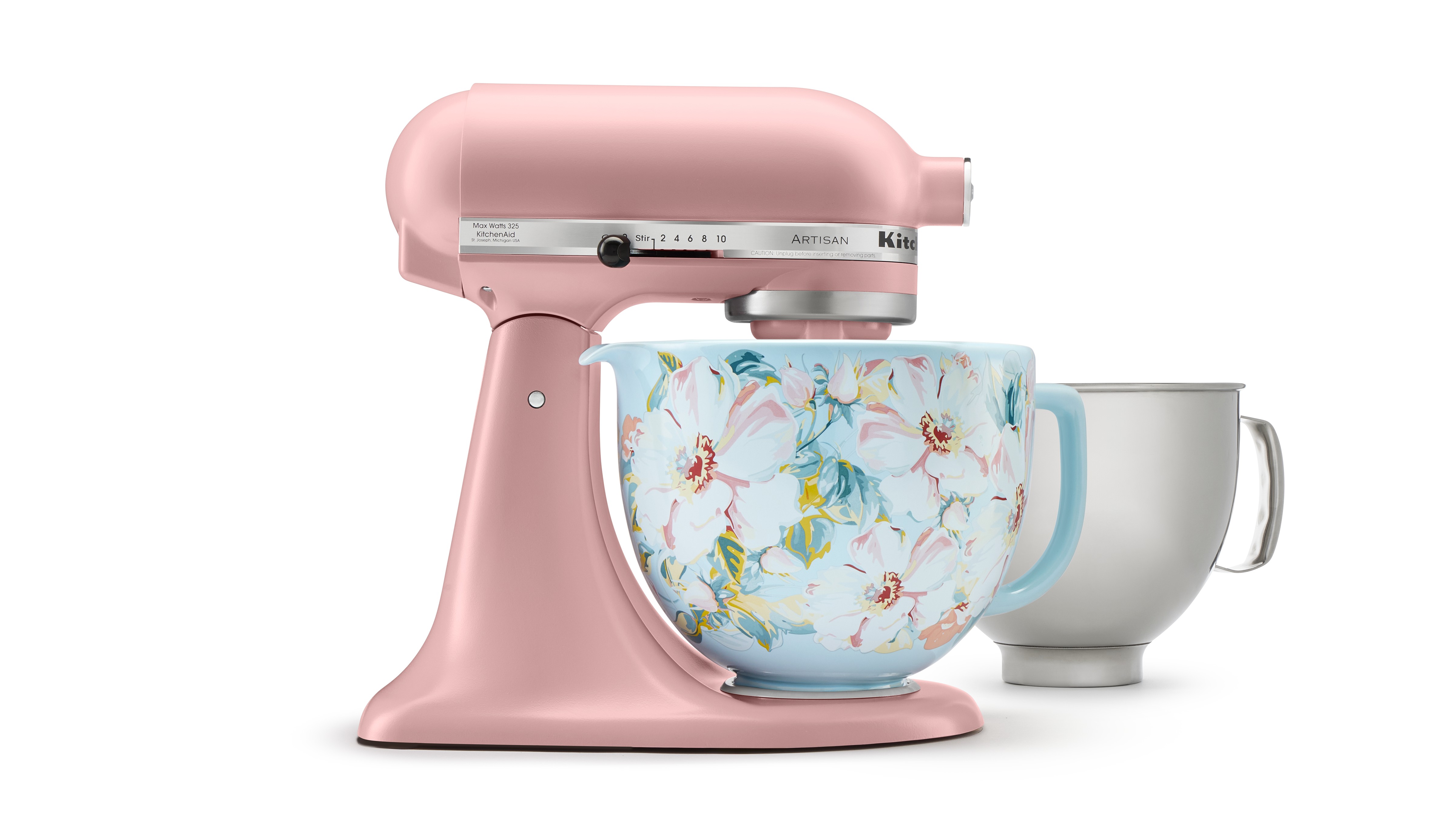 KitchenAid 5 QUART TILT-HEAD STAND MIXER WITH WHITE GARDENIA CERAMIC BOWL — SKU SB-C83FBB-A95DD52B0D1A3D - Image 2